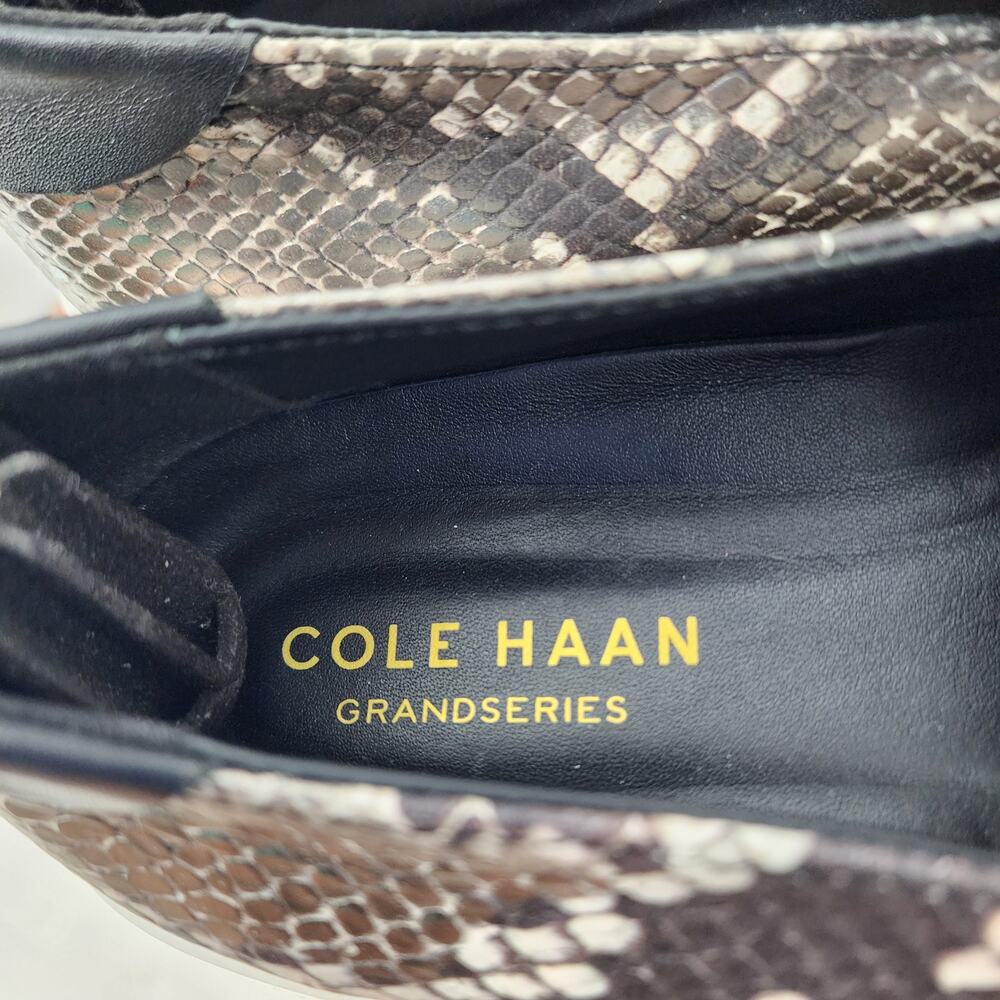 Cole Haan Grand Series Snake Print‎ Sneakers Leather Size Women's 9 - Picture 6 of 7
